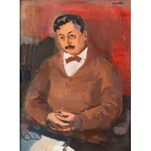 Rajmund Kanelba (Kanelbaum) (1897 Warszawa - 1960 Londyn), Portret Szaloma Asza