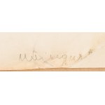 Joachim Weingart (1895 Drohobycz - 1942 Auschwitz), Siedzący mężczyzna (recto) / Studium żeńskich aktów (verso), około 1930