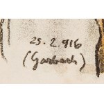 Leopold Gottlieb (1879 Drohobycz - 1934 Paryż), Na placówce z teki grafik Legiony Polskie, 1936
