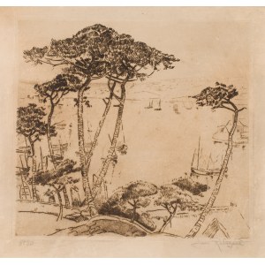 Jan Rubczak (1884 Stanisławów - 1942 Auschwitz), „Port w Audierne w Bretanii”