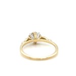 2.92 GR NATURAL DIAMOND GOLD RING - 1006 NAT 18K
