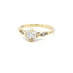 2.92 GR NATURAL DIAMOND GOLD RING - 1006 NAT 18K