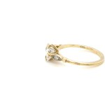 2.92 GR NATURAL DIAMOND GOLD RING - 1006 NAT 18K