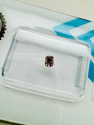 DIAMOND NATURAL POLISHED 0.17 NATURAL FANCY PURPLE BROWN INTENSE - I1 - IGI - EY40701-2