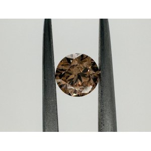 NATURAL POLISHED DIAMOND 0.36 FANCY BROWN ORANGE - SI2 - C40307-11
