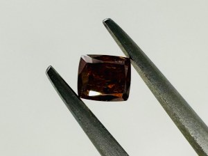 DIAMANTE NATURAL POLISHED 0.34 FANCY BROWN ORANGE INTENSE - I1 - C40603-9