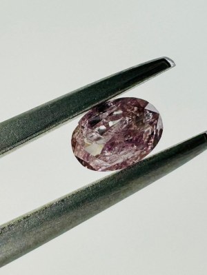 NATURAL POLISHED DIAMOND 0.28 FANCY INTENSE PINK PURPLE - I3 - F40801-19