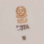 Talerz do ciasta Iza, Zakłady Porcelany i Porcelitu Chodzież, lata 60. XX w.