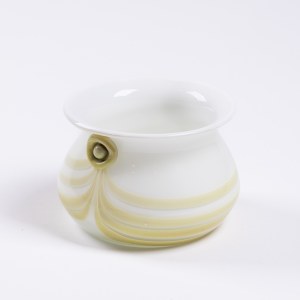Button bowl, Staszic Economic Glassworks, 1980s.