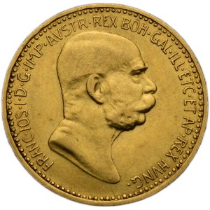 FJI. 1848-1916, 10 korún 1909 b.z.