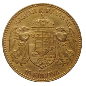 FJI. 1848-1916, 10 Kronen 1910 KB