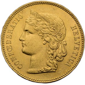 Švýcarsko, republika, 20 frank 1895 B