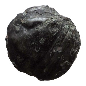 Keltové - Bójové, předoppidální období, AE litý potin 20mm, stylizovaná hlava zleva/stylizovaný kůň zleva