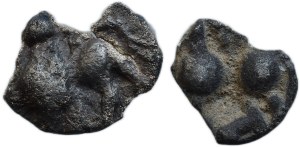 Celts - Boii, oppidal period, AR obol type Old Hradisko type E