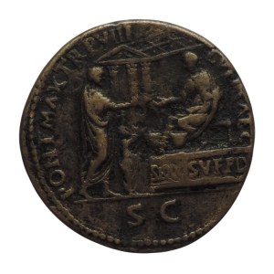 Domitian 81-96, Sestercius - Paduan 19th cent.