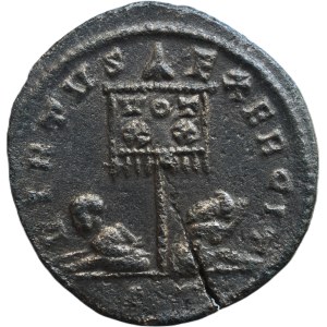 Constantine I. 307-337, AE follis, minc.Ticinum
