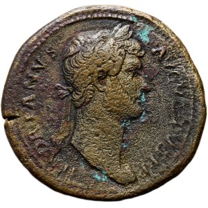 Hadrián 117-138, AE sestercius, Rím