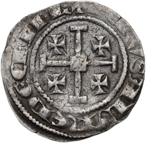 Crusaders in Cyprus, Hugo IV. 1324-1359, groschen b.l.