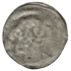 Přemysl Otakar II., moravský denár Cach 908, jednostranná ražba