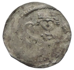Přemysl Otakar II, Moravian denarius Cach 908, one-sided mintage