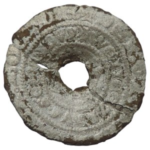 Wacław II. 1278-1305, grosz praski Sm.2, platerowany falsum z epoki