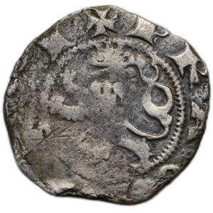 Venceslas II. 1278-1305, parvus crown/lev, Sm. 1