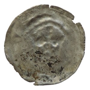 Charles IV. 1346-1378, Hollow penny with lily crown, Kutná Hora, 0,27g/16mm Smolík tab. VII/5, Castelin p. 94, no. 27b RRR