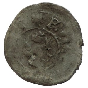 Karel IV. - Česká Falc, mincovna Lauf 1356-1373, fenik Nech. 12, Steinhilber 125