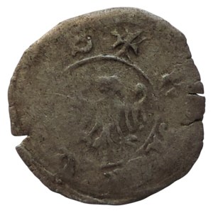 Karel IV. - Česká Falc, mincovna Lauf 1356-1373, fenik Nech. 16, Steinhilber 123