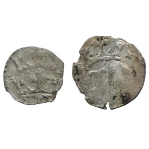 Jošt, Margrave of Moravia 1375-1411, penny IO/w in angles of cross
