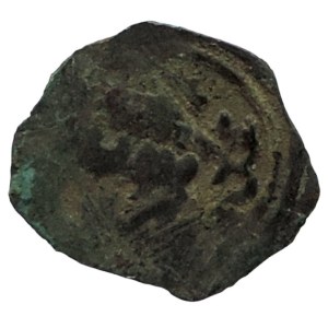 Hussites 1421-1422, flute with a quatrefoil, lion embossed on both sides