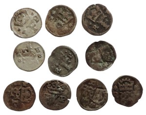 Ferdinand I. 1526-1564, small penny R-F-P b.l. various variants