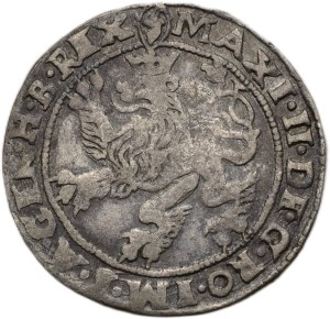 Maxmilian II. 1564-1576, white groschen 1575 Jáchymov-Geitzköfler