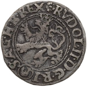 Rudolf II. 1576-1612, bílý groš 1581 Jáchymov-Kádner