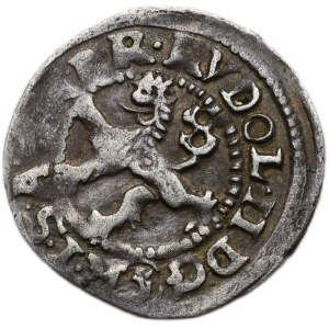 Rudolf II. 1576-1612, malý groš 1591 České Budějovice-Mattighofer