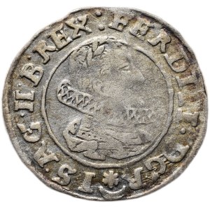 Ferdinand II. 1619-1637 (mince dobrého zrna), 3 krejcar 1628 Praha-Hübmer