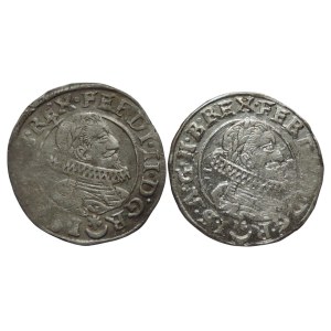 Ferdinand II. 1619-1637 (mince dobrého zrna), 3 krejcar 162… Praha-Hübmer