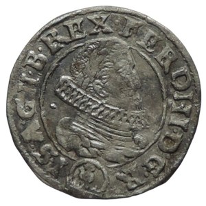 Ferdinand II. 1619-1637 (mince dobrého zrna), 3 krejcar 1633 Praha-Schuster