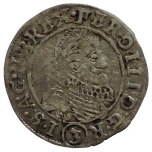 Ferdinand II. 1619-1637 (mince dobrého zrna), 3 krejcar 1635 Praha-Schuster