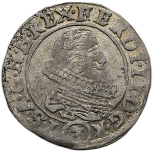 Ferdinand II. 1619-1637 (mince dobrého zrna), 3 krejcar 1637 Praha-Wolker