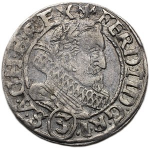 Ferdinand II. 1619-1637 (coins of good grain), 3 krejcar 1633 Vratislav-Ziesler