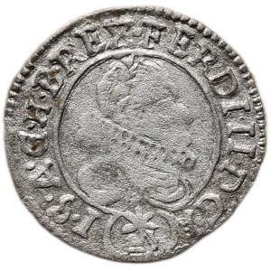 Ferdinand II. 1619-1637 (mince dobrého zrna), 1 krejcar 1637 Praha-Wolker