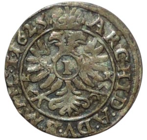 Ferdinand II. 1619-1637 (coins of good quality), 1 krejcar 1625 HR Vratislav-Riedel