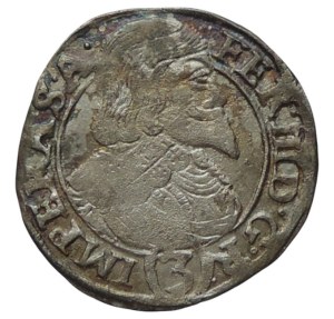 Ferdinand III. 1637-1657, 3 krejcar 1640 Prague-Wolker