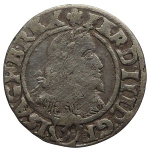 Ferdinand III. 1637-1657, 3 krejcar 1643 Vratislav