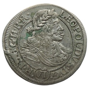 Leopold I. 1657-1705, VI krejcar 1673 SHS Vratislav-Hammerschmidt