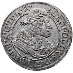 Leopold I. 1657-1705, VI krejcar 1676 SHS Vratislav - Hammerschmidt