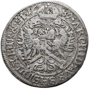 Leopold I. 1657-1705, VI krejcar 1689 SHS Vratislav - Hammerschmidt