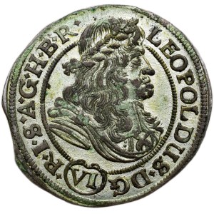 Leopold I. 1657-1705, VI krejcar 1681 FIK Opolí - Kirschenhofer