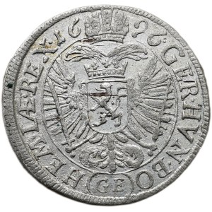 Leopold I. 1657-1705, 3 krejcar 1696 GE Praha - Egerer